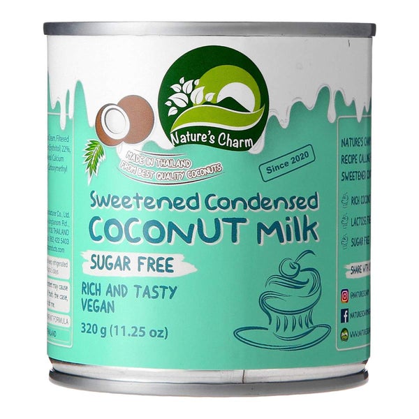 Leche Condensada de Coco Sin Azucar 320 grs Natures Charm