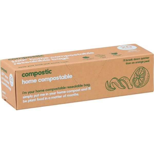Bolsas con cierre sandwich compostables Greenpost