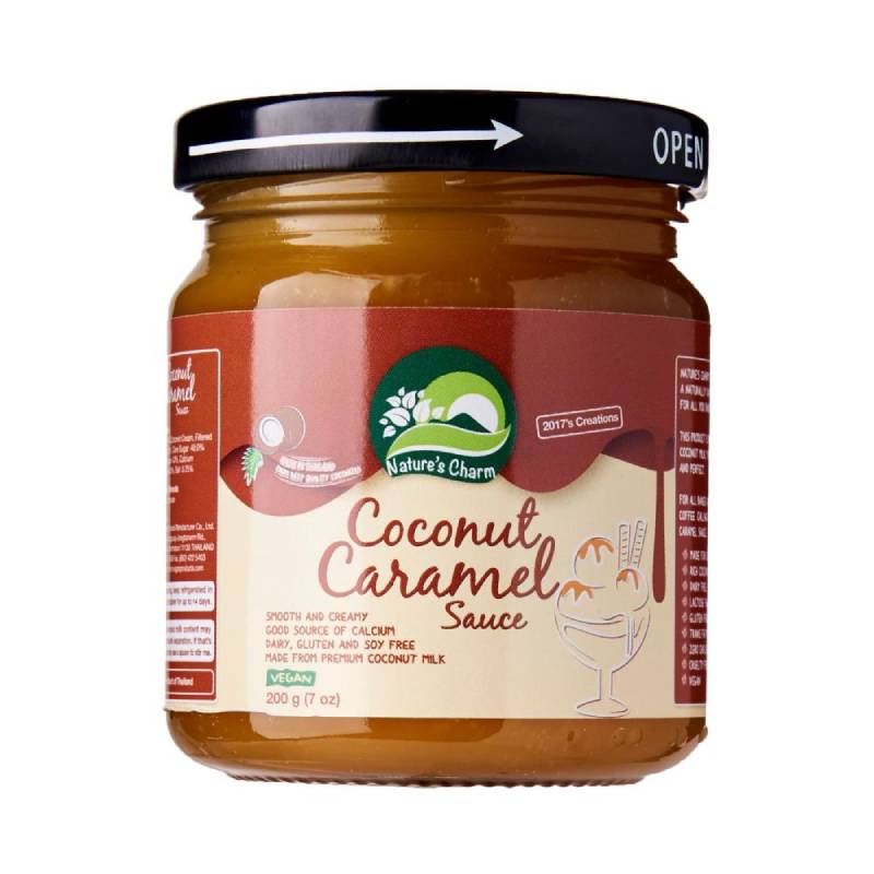Salsa de Coco Sabor Caramelo 200 grs Nature´s Charm