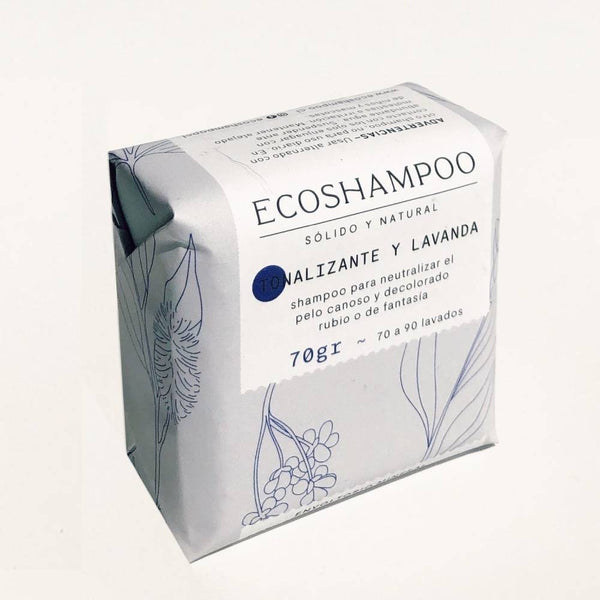 ECOSHAMPOO TONALIZANTE PARA RUBIOS Y CANAS, 70 GRS
