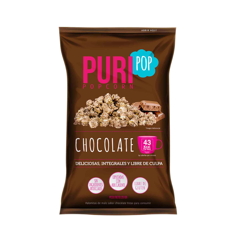 Cabritas Puripop Chocolate individual (25gr)