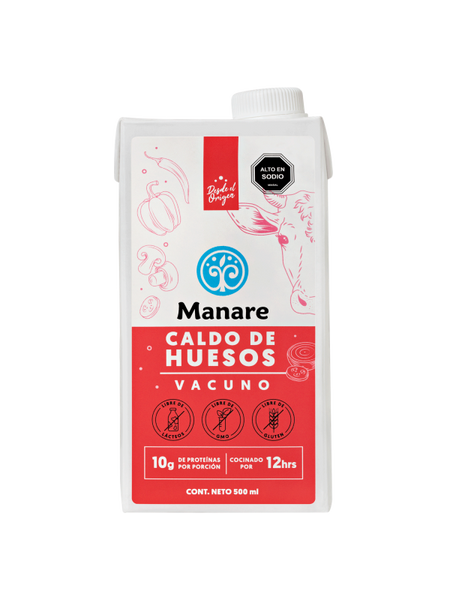 Caldo de Huesos de Vacuno 500 ml Manare