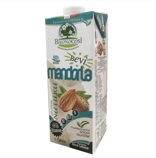 Bebida Vegetal Almendra 1 litro, Buonocosi