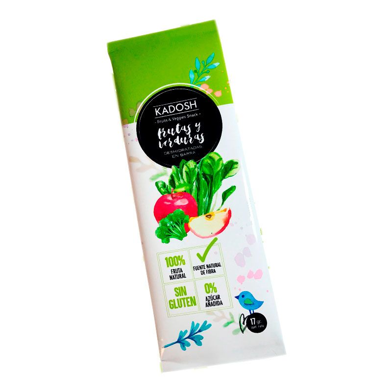 Barra de frutas Kadosh Manzana Brocoli Espinaca