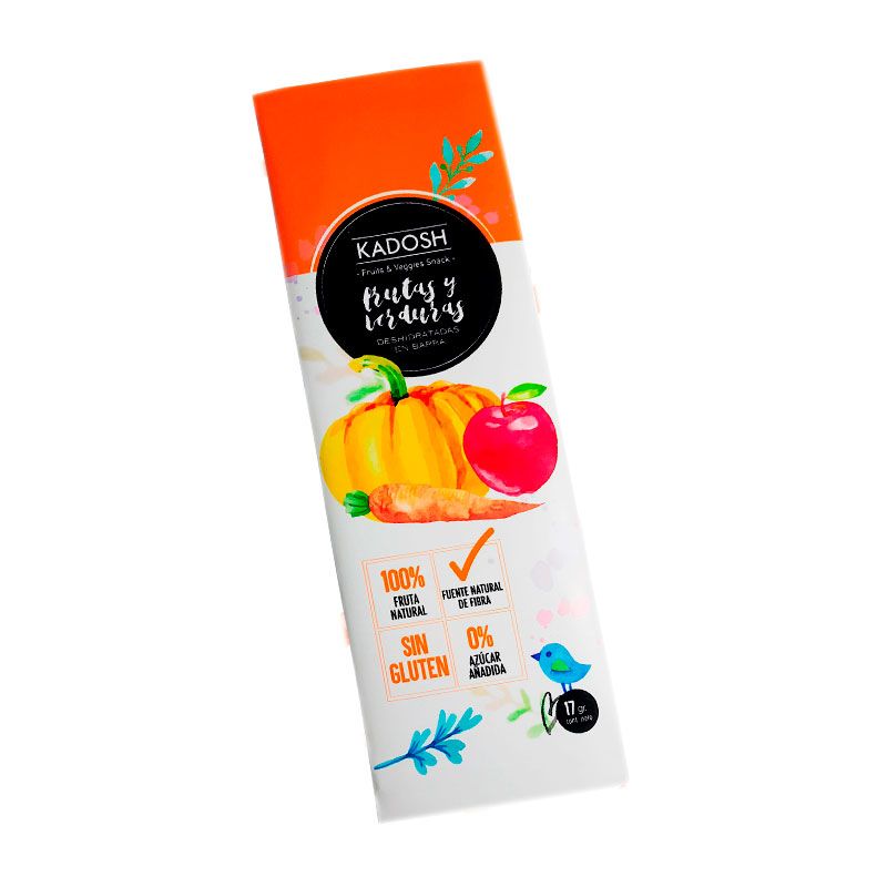 Barra de frutas Kadosh Manzana Zapallo y Zanahoria