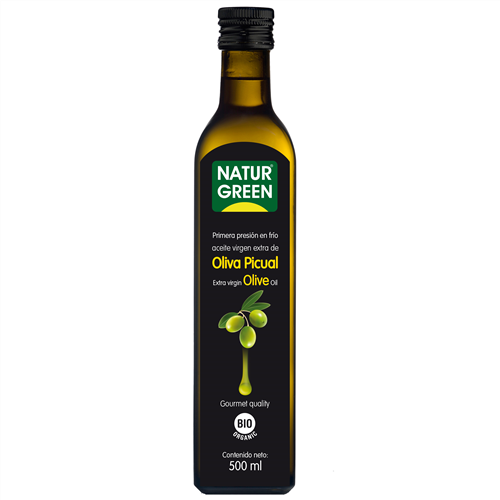 Aceite de Oliva Virgen Picual orgánico, 500 ml Naturgreen