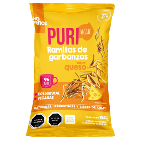 Ramitas Sabor Queso 150 grs Puripop