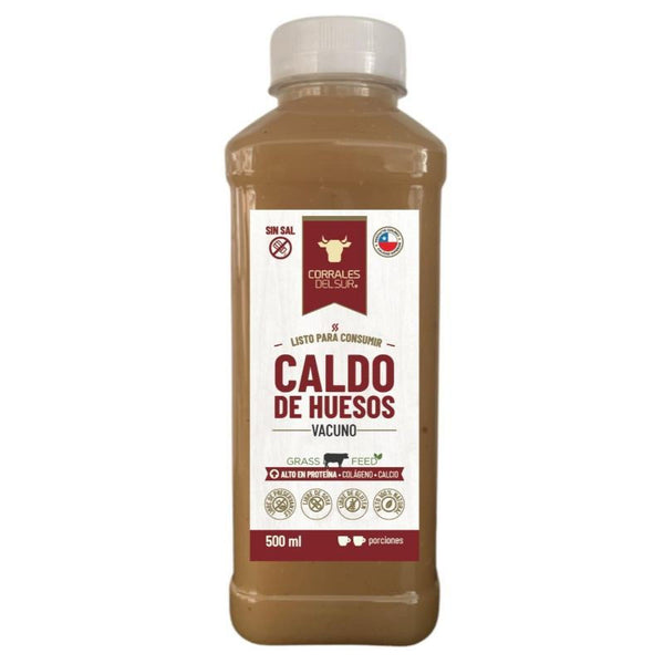 Caldo de Huesos 500 ml Corrales del Sur (Solo Stgo Urbano)
